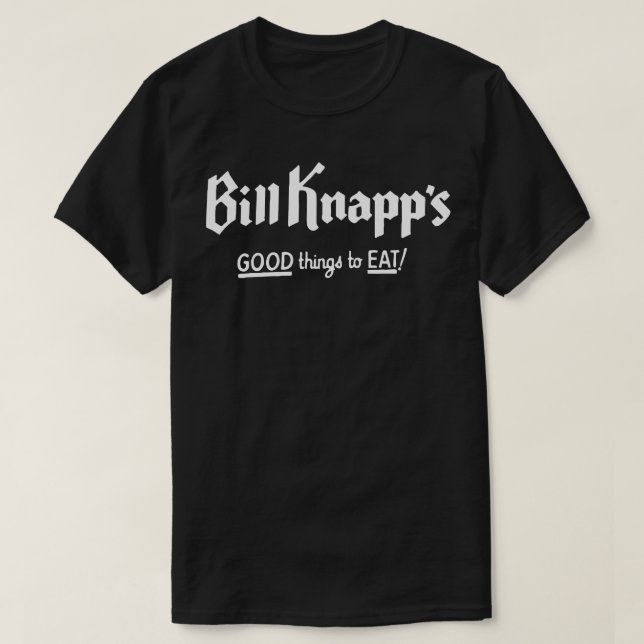 Camiseta Restaurante Bill Knapps (Diseño del anverso)