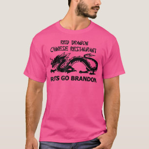 Camiseta Restaurante chino Dragon Rojo Vamos Brandon