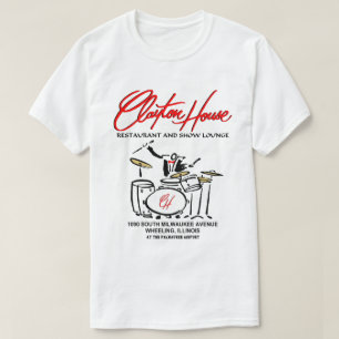 Camiseta Restaurante Clayton House y Show Lounge, Wheeling