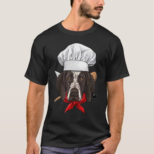 Camiseta Restaurante Cocina del Chef del Pintor Alemán al A (Anverso)
