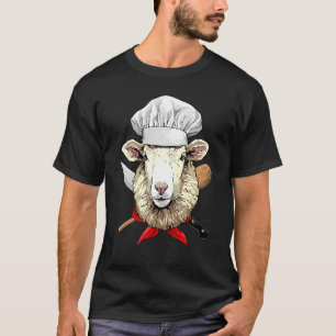Camiseta Restaurante Cordero de oveja Chef Cocina Cocina Co