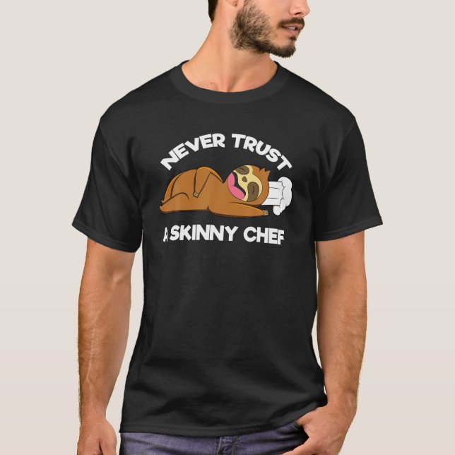 Camiseta Restaurante Culinario Que Nunca Confía En Un Chef  (Anverso)