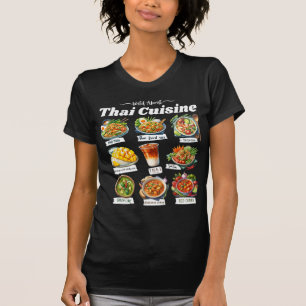 Camiseta Restaurante De Cocina Tailandesa Foodie Crew Arte