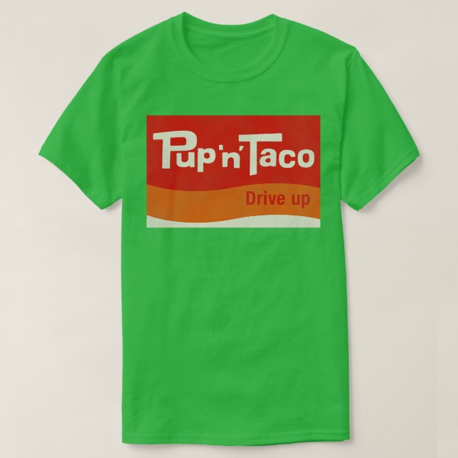 Camiseta Restaurante De Comida Rápida De Pup N Taco (Diseño del anverso)