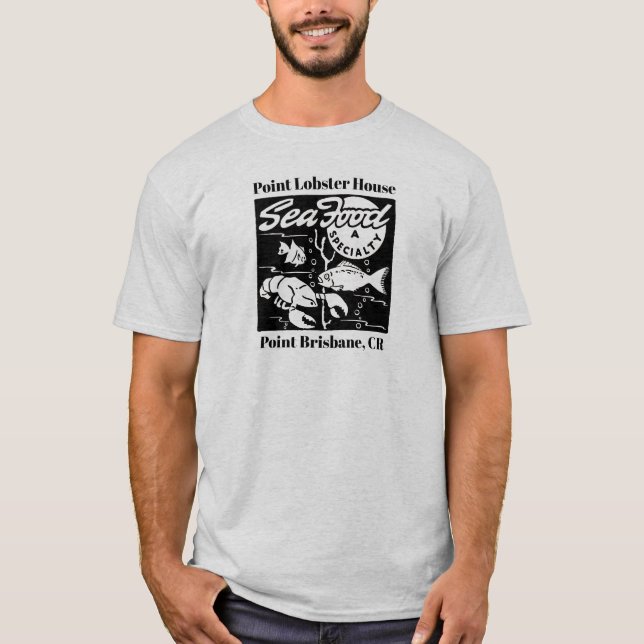 Camiseta Restaurante de los mariscos modificado para (Anverso)