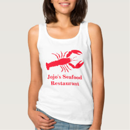 Camiseta Restaurante de marisco Lobster Red Jojo's (Nombre)