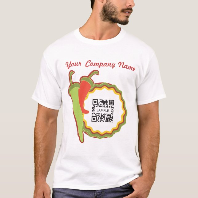 Camiseta Restaurante del mexicano de la plantilla de la (Anverso)
