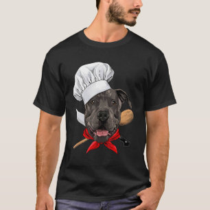 Camiseta Restaurante Divertido American Pit Bull Terrier Ch