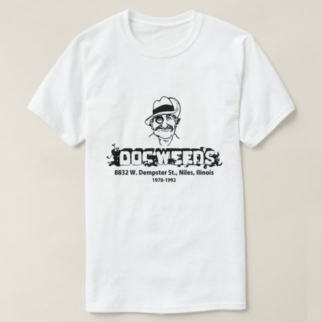 Camiseta Restaurante Doc Weed, Niles, IL (Diseño del anverso)