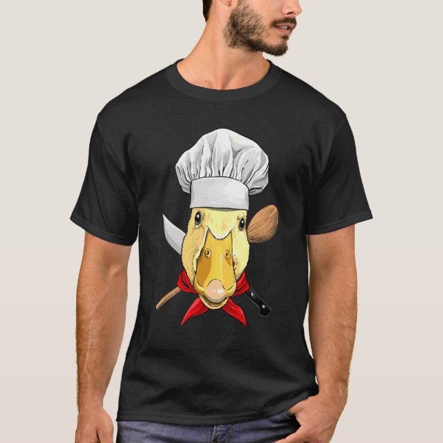 Camiseta Restaurante Duck Chef Cocina Cocina Cocina Cocina  (Anverso)