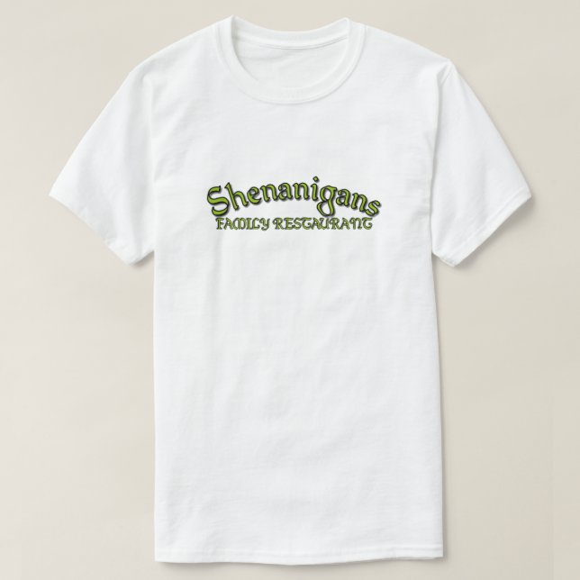 Camiseta Restaurante familiar Shenanigans (Diseño del anverso)