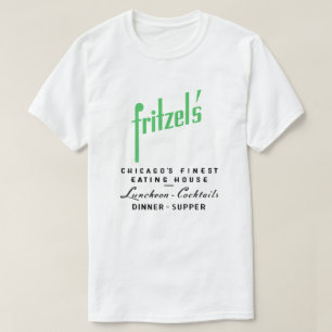 Camiseta Restaurante Fritzel, State & Lake, Chicago, IL