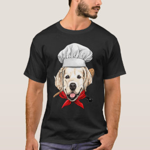 Camiseta Restaurante Golden Retriever Chef Cocina de perro 