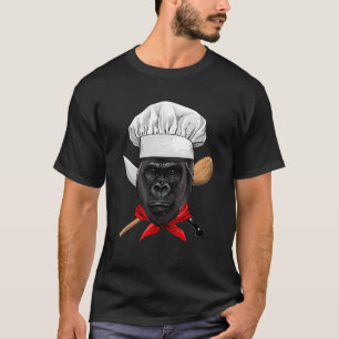 Camiseta Restaurante Gorilla Chef Cocina Cocina Cocina Coci