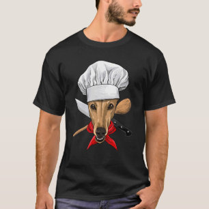 Camiseta Restaurante Greyhound Chef Cocina Cocina Mascota P
