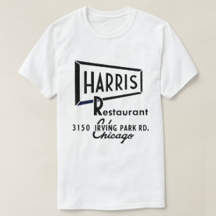 Camiseta Restaurante Harris, Chicago, Illinois