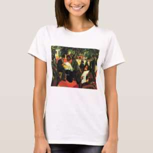 Camiseta Restaurante Jardín de August Macke. Arte Antiguo