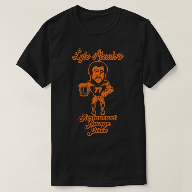 Camiseta Restaurante Lounge Retro Defunción Lyle Alzados Di (Diseño del anverso)