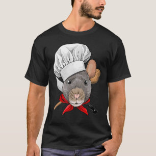 Camiseta Restaurante Rat Chef Cocina culinaria Cocina