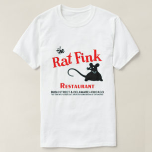 Camiseta Restaurante Rat Fink, Rush Street, Chicago, IL