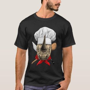 Camiseta Restaurante Rhinoceros Chef Cocina Cocina Cocina R