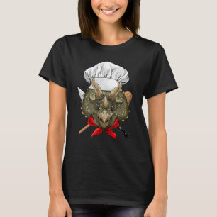 Camiseta Restaurante Triceratops Chef Cocina Cocina Cocina 