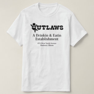 Camiseta Restaurante y Bar Outlaw, Elmhurst, IL
