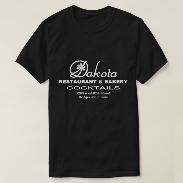 Camiseta Restaurante y panadería Dakota, Bridgeview, IL (Diseño del anverso)
