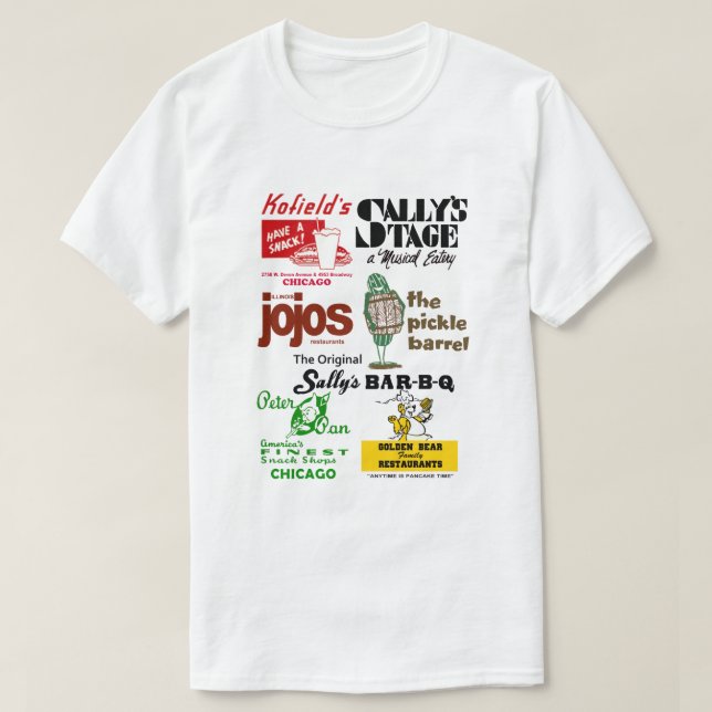 Camiseta Restaurantes comunitarios de West Ridge de Chicago (Diseño del anverso)