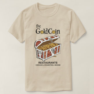 Camiseta Restaurantes de monedas de oro, Chicago, Evanston,