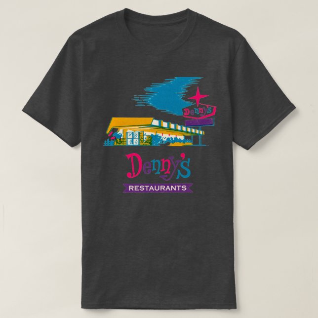 Camiseta Restaurantes Dennys (Diseño del anverso)