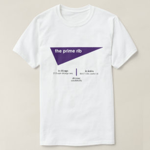 Camiseta Restaurantes Prime Rib, Chicago, Skokie, IL
