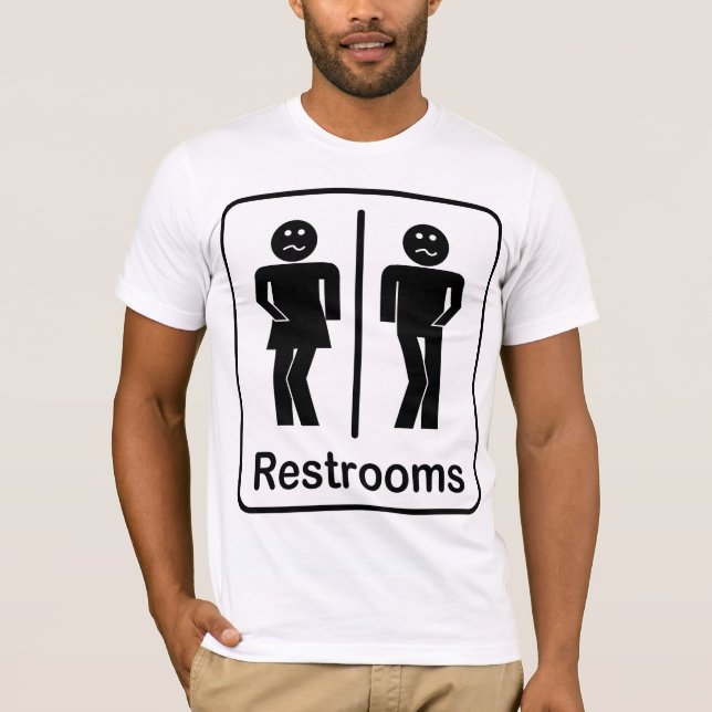 Camiseta Restaurantes Rótulo Mens T-Shirt (Anverso)