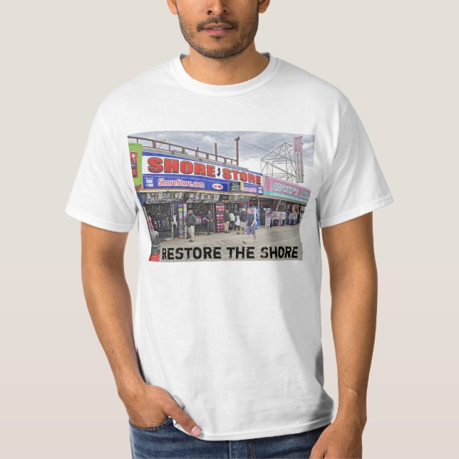 Camiseta Restaure la orilla (Anverso)