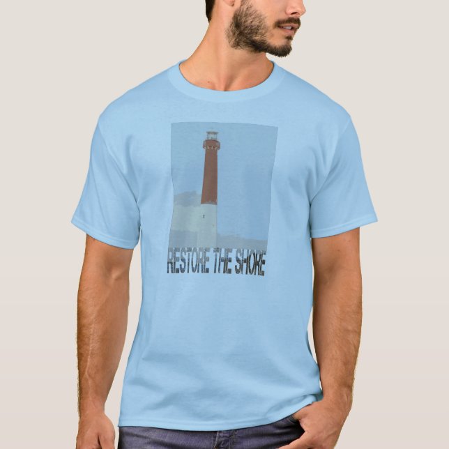 Camiseta Restaure la orilla - faro (Anverso)