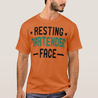 Camiseta Resting Bartender Face Bartender idea de regalo Mi