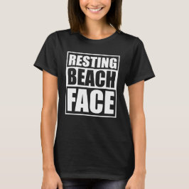 Camiseta Resting Beach Face Relaxed and Witty Summer Vibe