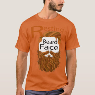 Camiseta Resting Beard Face Classic TShirt