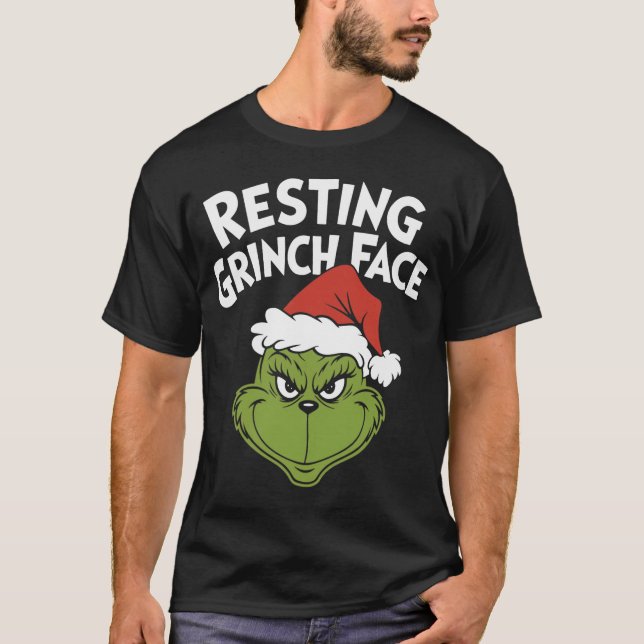 Camiseta Resting G Face Funny Christmas Sarcastic Holiday H (Anverso)