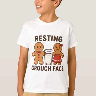 Camiseta Resting Grouch Face – Gingerbread Dunk Duo