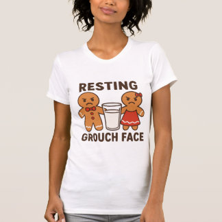 Camiseta Resting Grouch Face – Gingerbread Dunk Duo womans