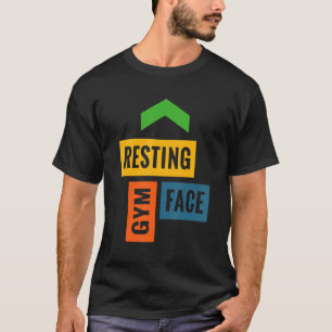 Camiseta Resting Gym Face Workout Holic