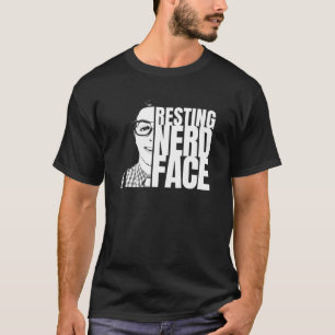 Camiseta Resting Nerd Face Funny
