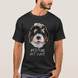 Camiseta Resting Pit Face Cute Dog Face Funny Perros Amante