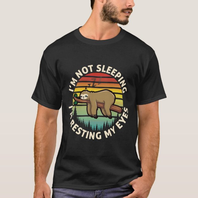 Camiseta Resting Sloth (Anverso)