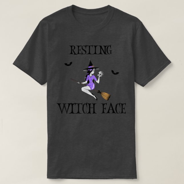 Camiseta Resting Witch divertida Halloween Beauty  (Diseño del anverso)