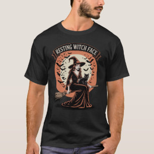 Camiseta Resting Witch Face Funny Halloween