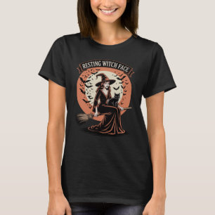 Camiseta Resting Witch Face Funny Halloween