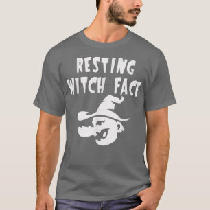 Camiseta Resting Witch Face Funny Halloween Gift Costume 62