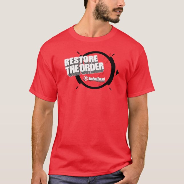Camiseta RestoreTheOrder (Anverso)